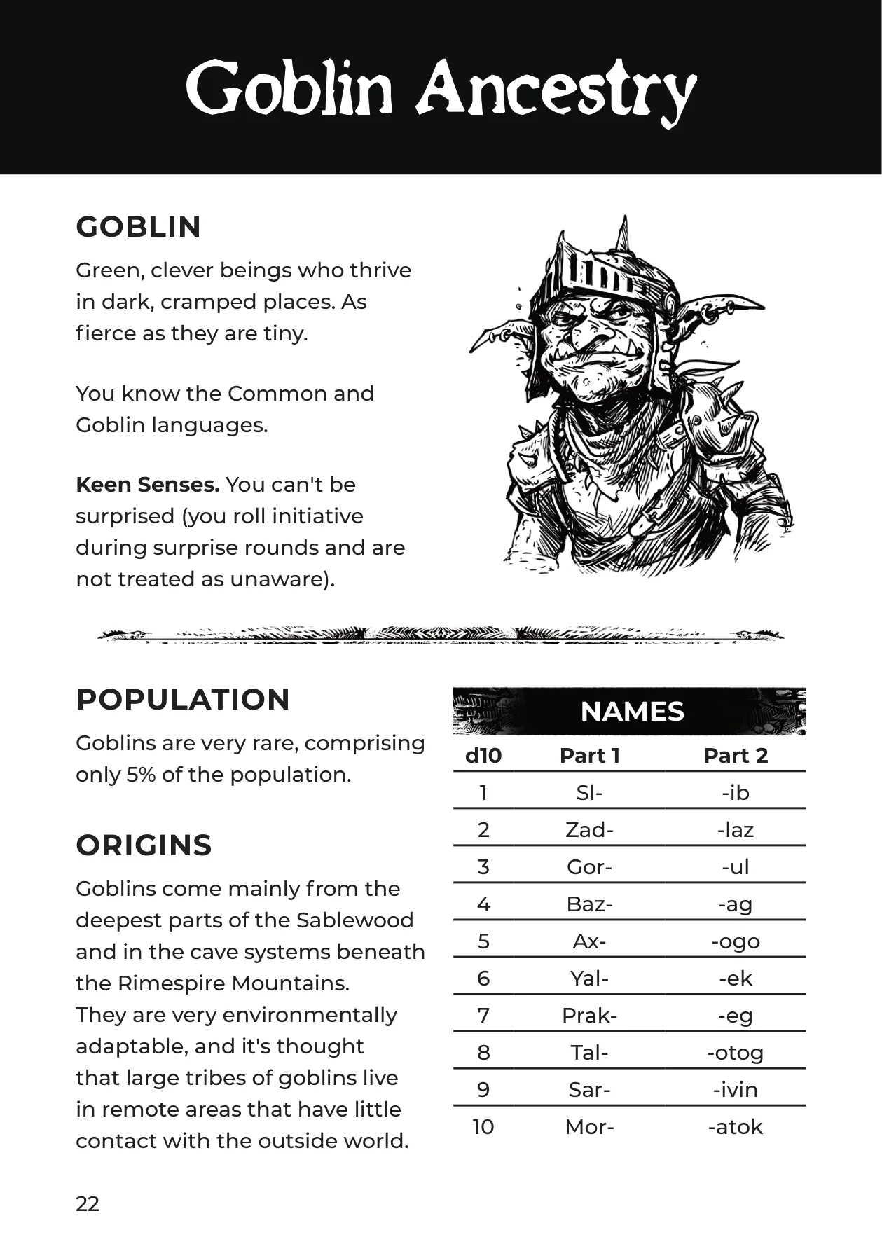 Western Reaches Player's Guide, p. 22