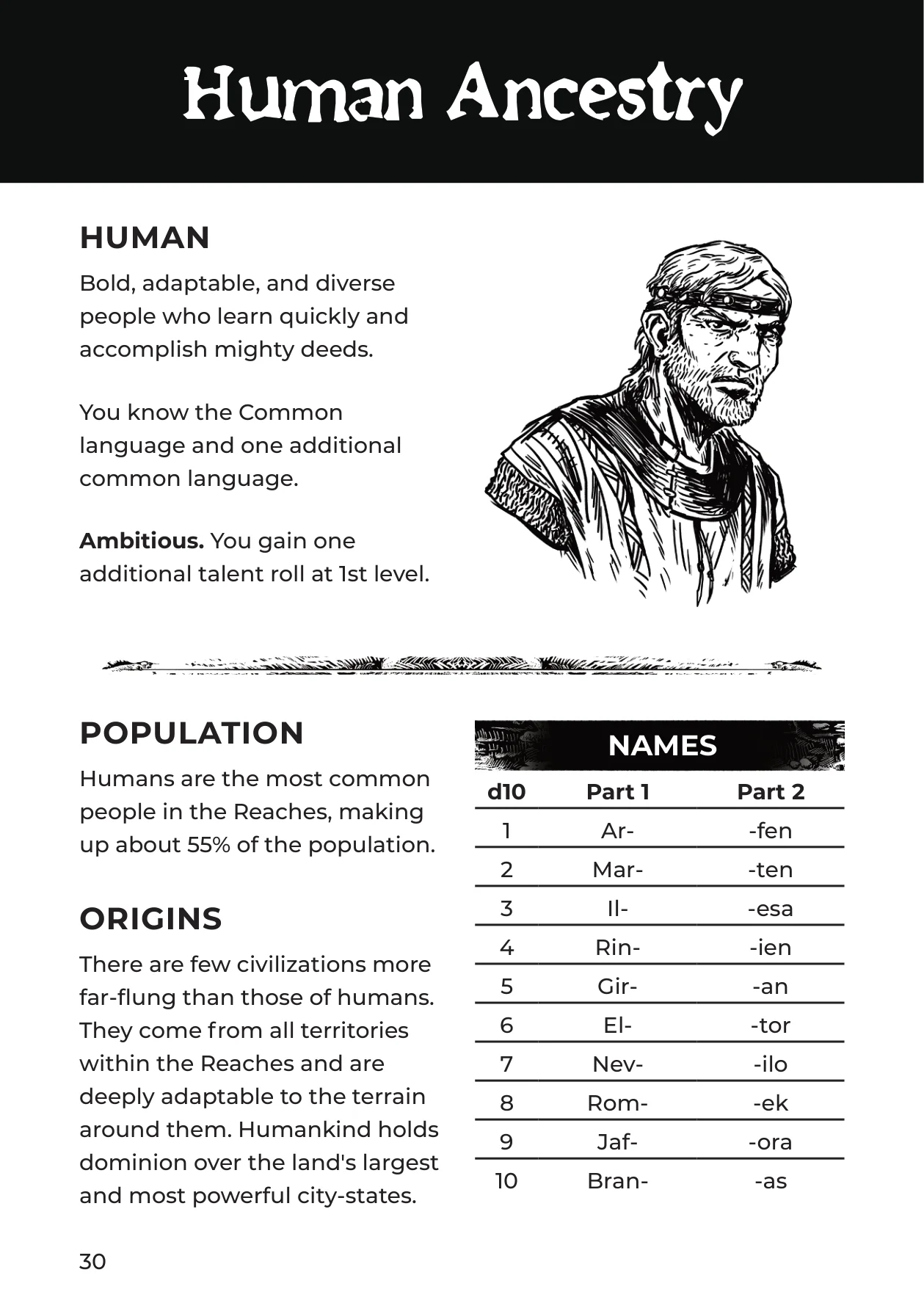Western Reaches Player's Guide, p. 30