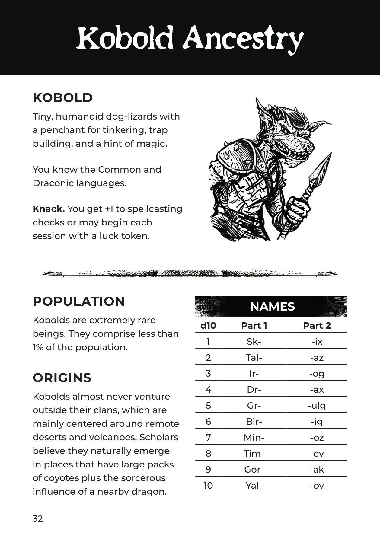 Western Reaches Player's Guide, p. 32