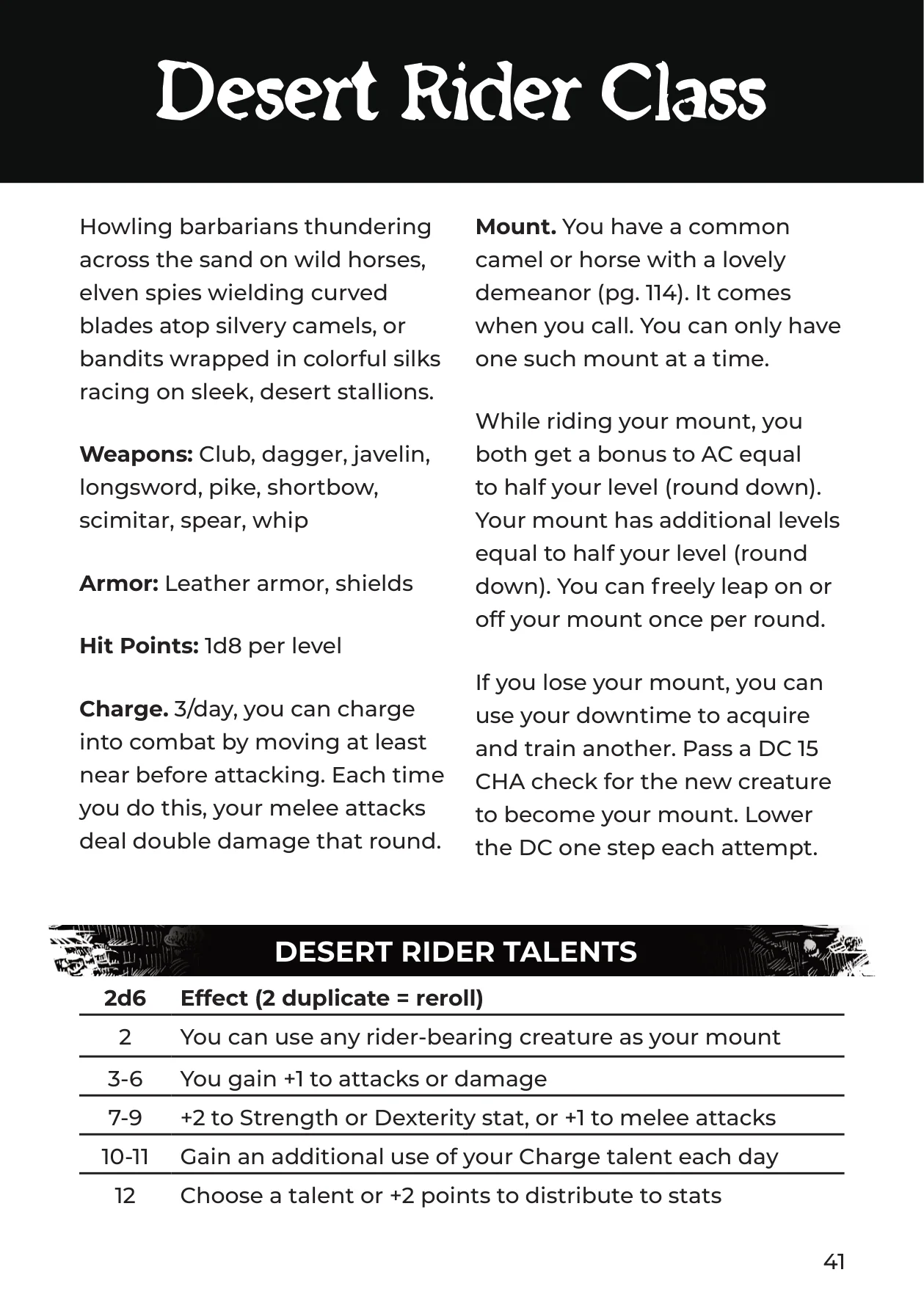 Western Reaches Player's Guide, p. 41