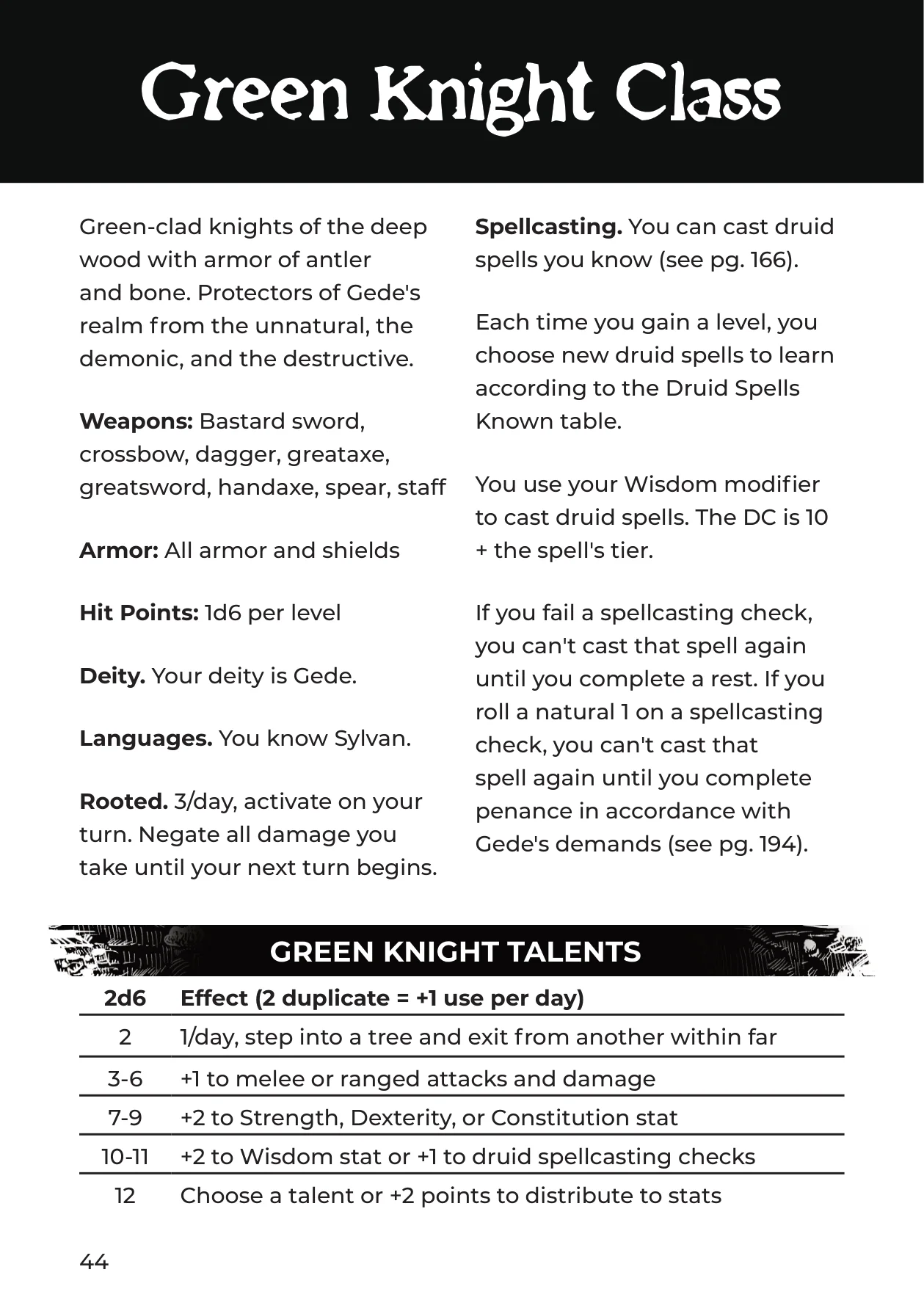Western Reaches Player's Guide, p. 44
