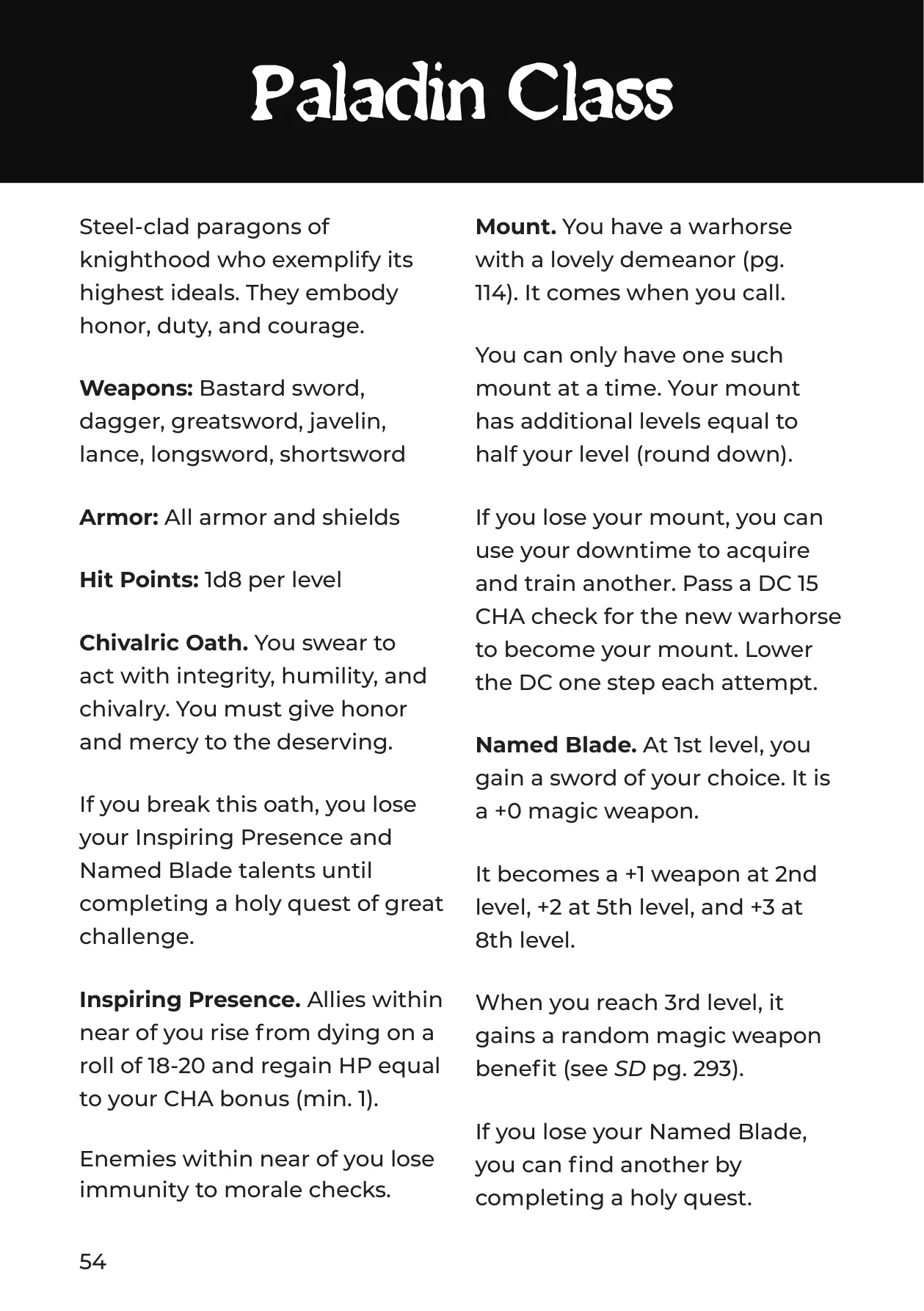 Western Reaches Player's Guide, p. 54