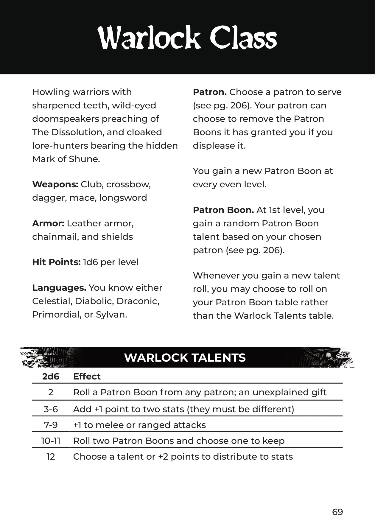 Western Reaches Player's Guide, p. 69