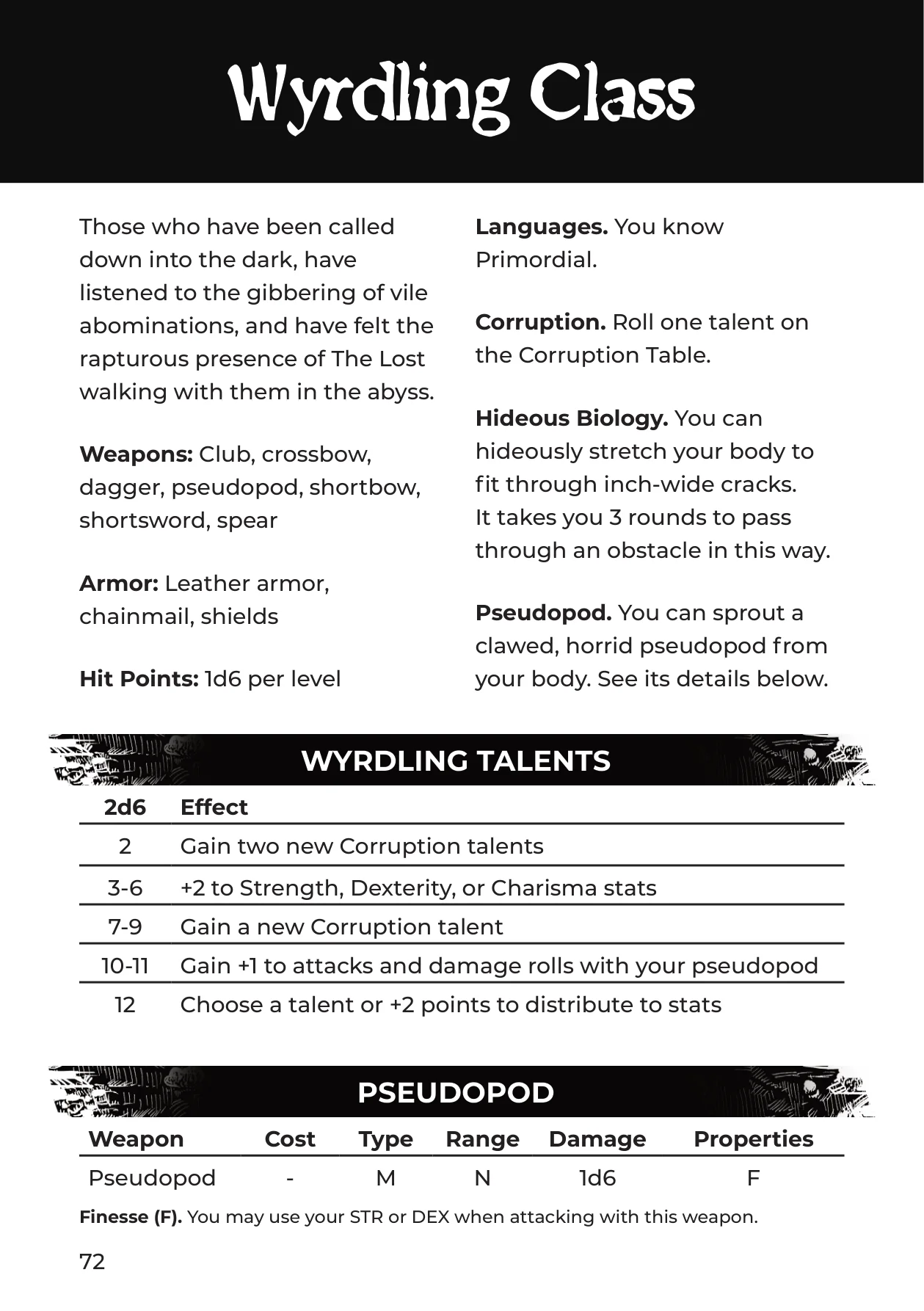 Western Reaches Player's Guide, p. 72
