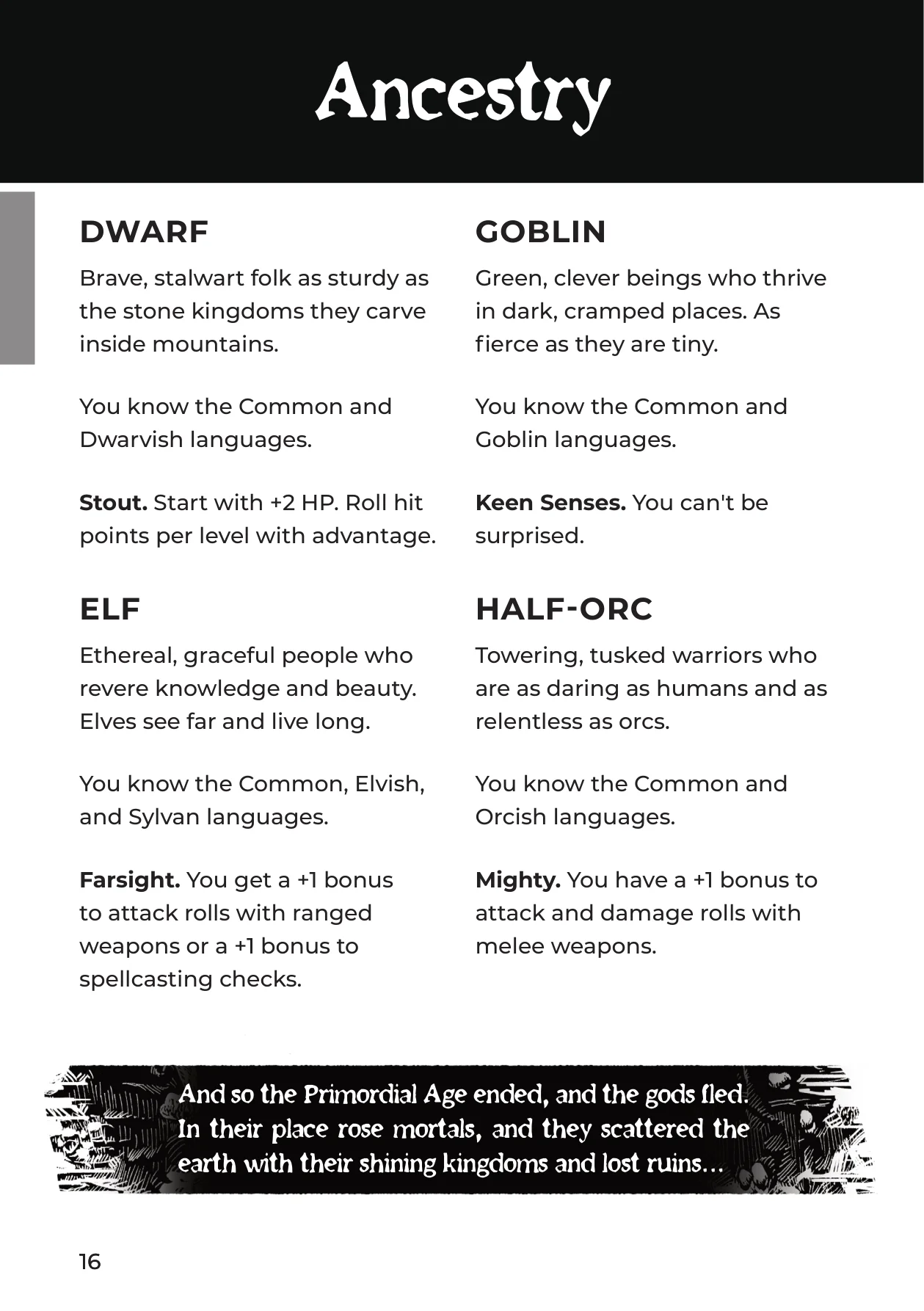 Shadowdark RPG, p. 16